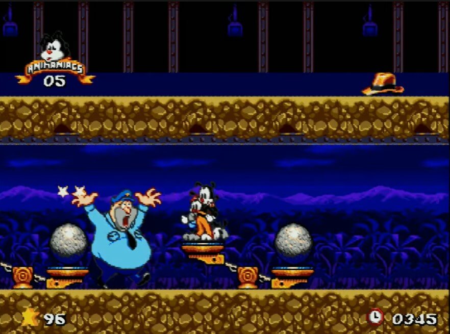 Animaniacs - геймплей игры Sega Mega Drive\Genesis